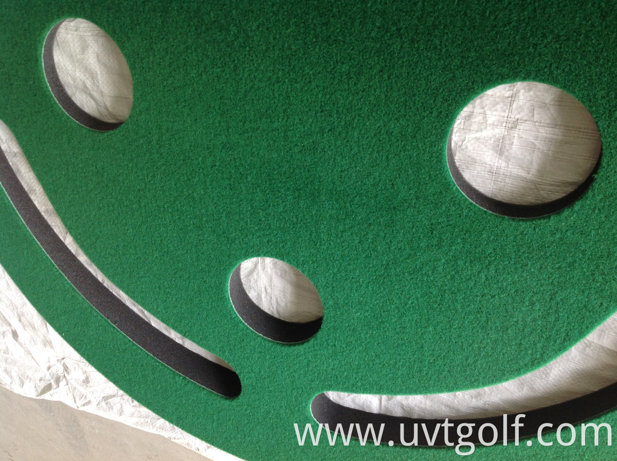 YGT new product 3 Hole Portable putting green golf for country club practice